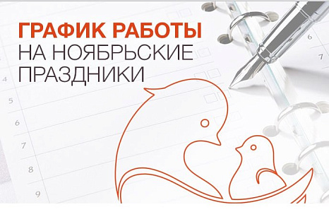 График работы клиники «Мать и дитя» Нижний Новгород в праздничные дни ноября